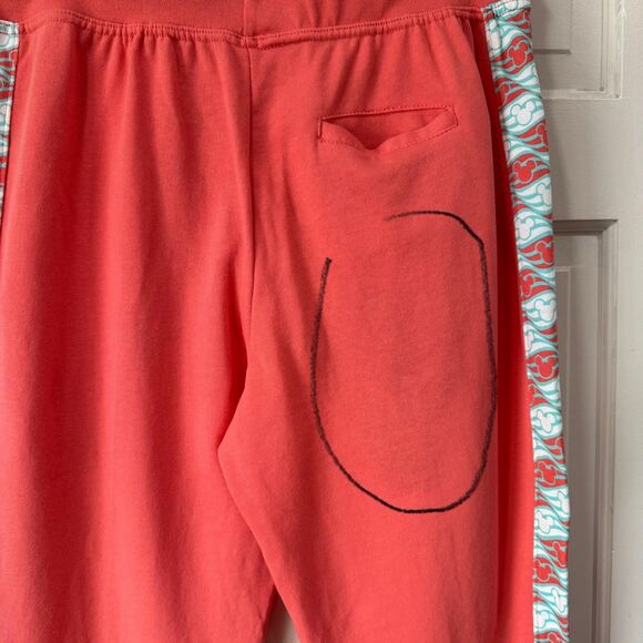 Disney Cruise Line Elastic Drawstring Waist Sweatpants Women L Coral - Picture 11 of 11